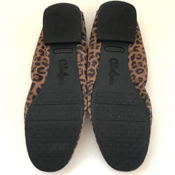 COLE HAAN Leopard Ballet Flats Nike Air Slip On Loafers Women’s Size 9.5 Wide - Picture 14 of 16